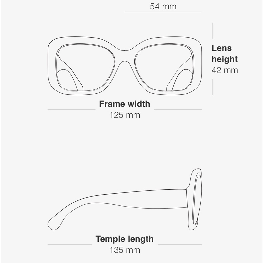 Chanel Rectangle Sunglasses Authentic - Picture 10 of 11